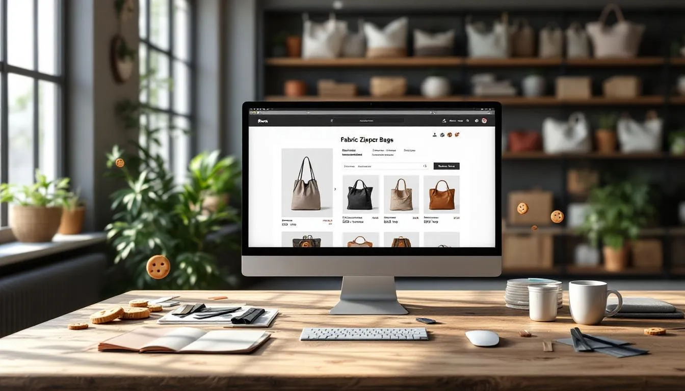 Espacio de trabajo moderno para comercio electrónico