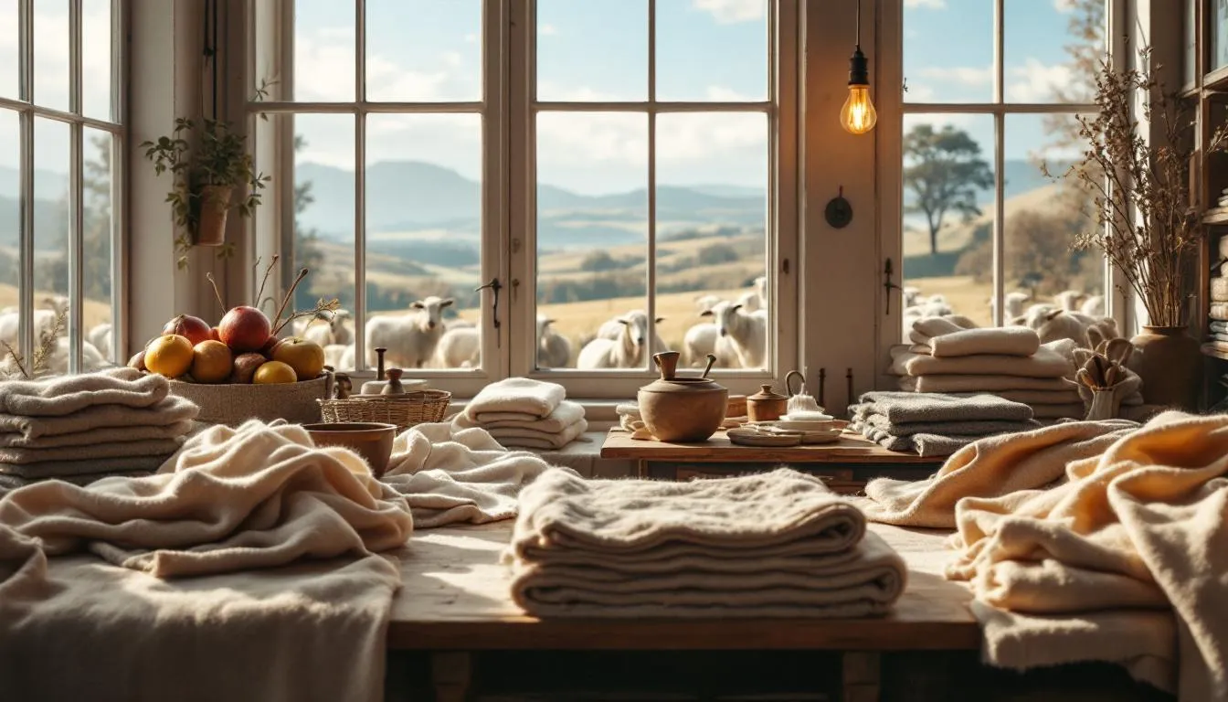 Taller de cachemira artesanal y lujosamente iluminado