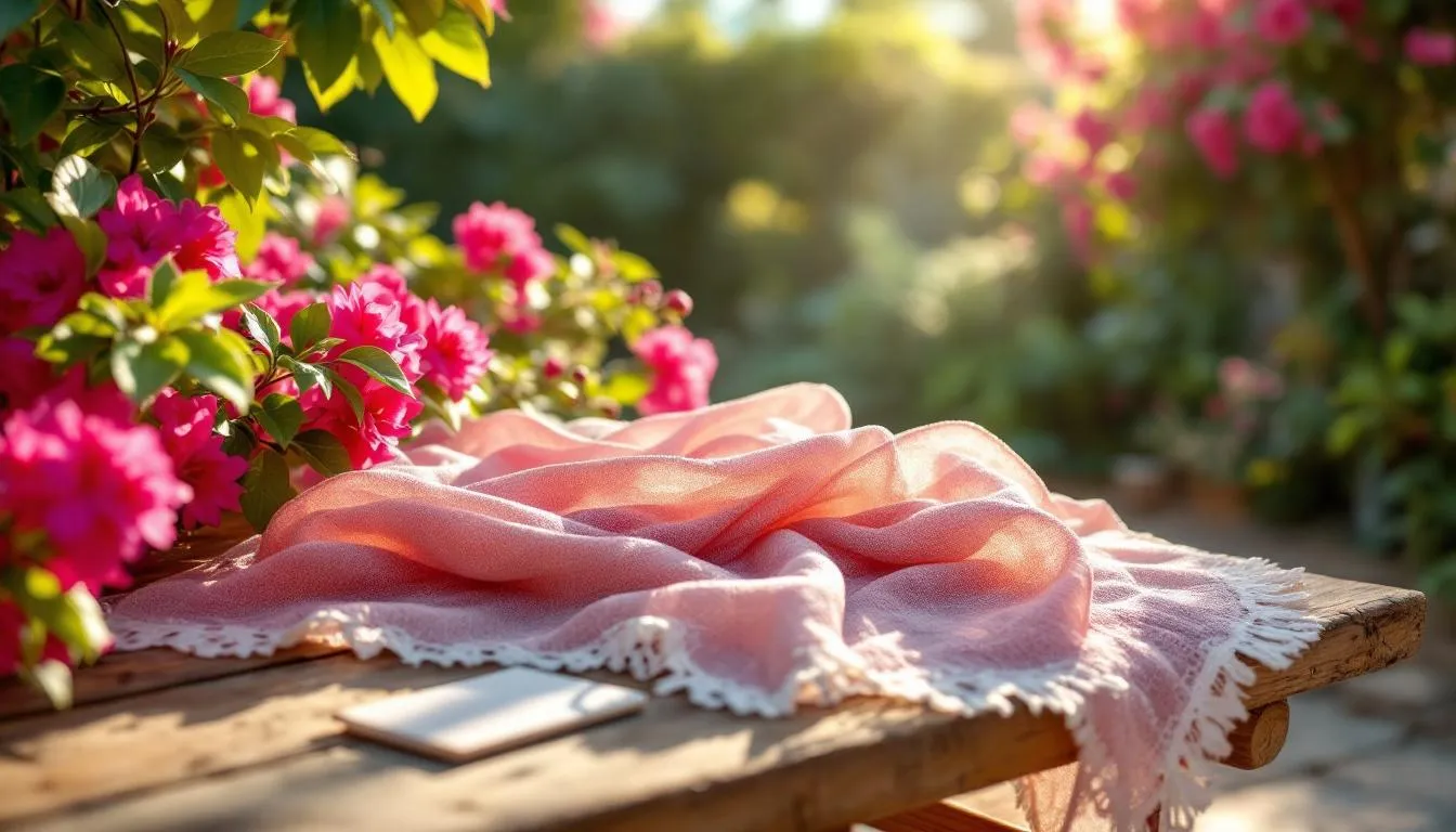 Chal de buganvilla ecológico en jardín natural