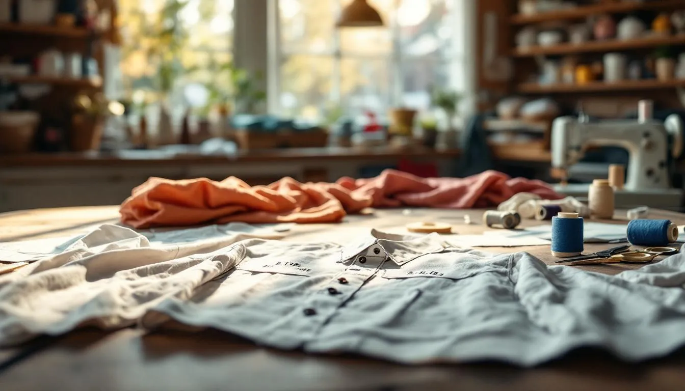 Taller de costura infantil con luz natural