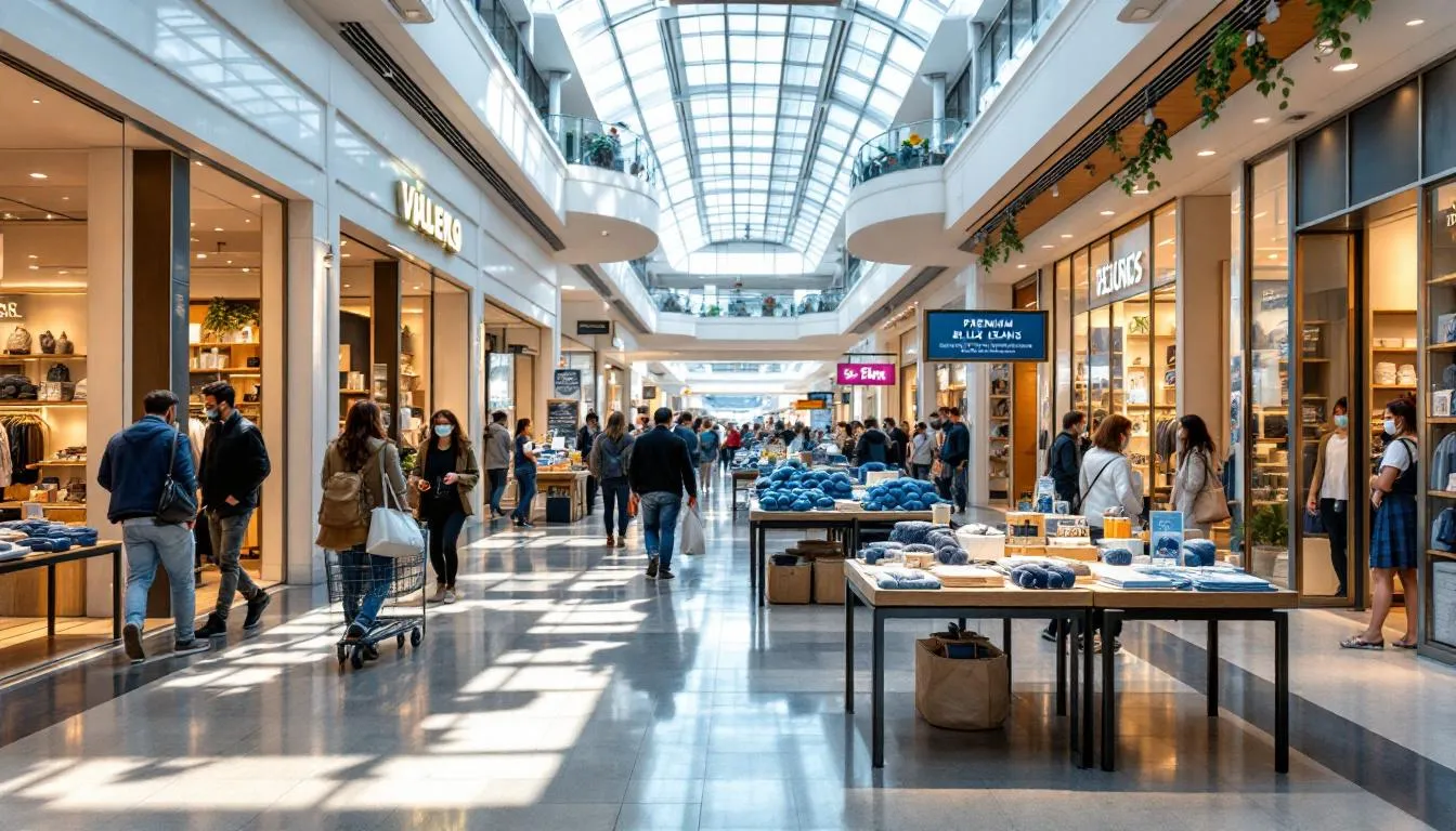 Centro comercial moderno en Curicó, Chile