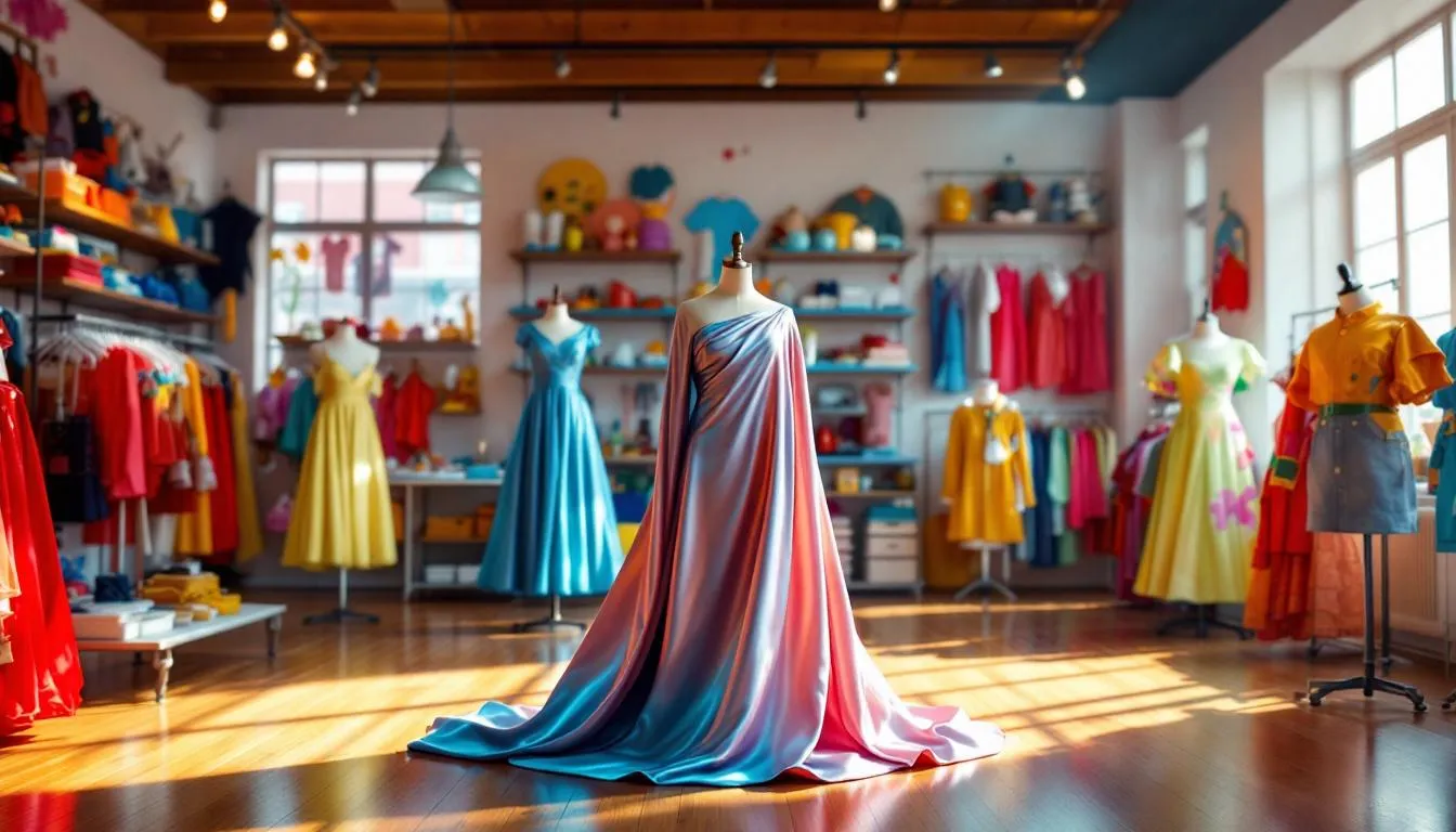 Vestido Joy Inside Out en tienda luminosa