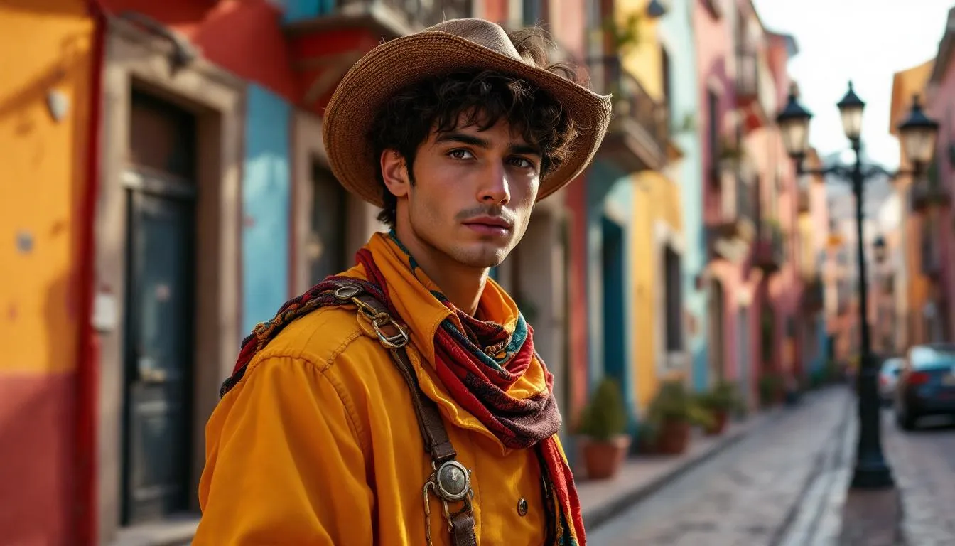 Persona con disfraz moderno de Chavo del