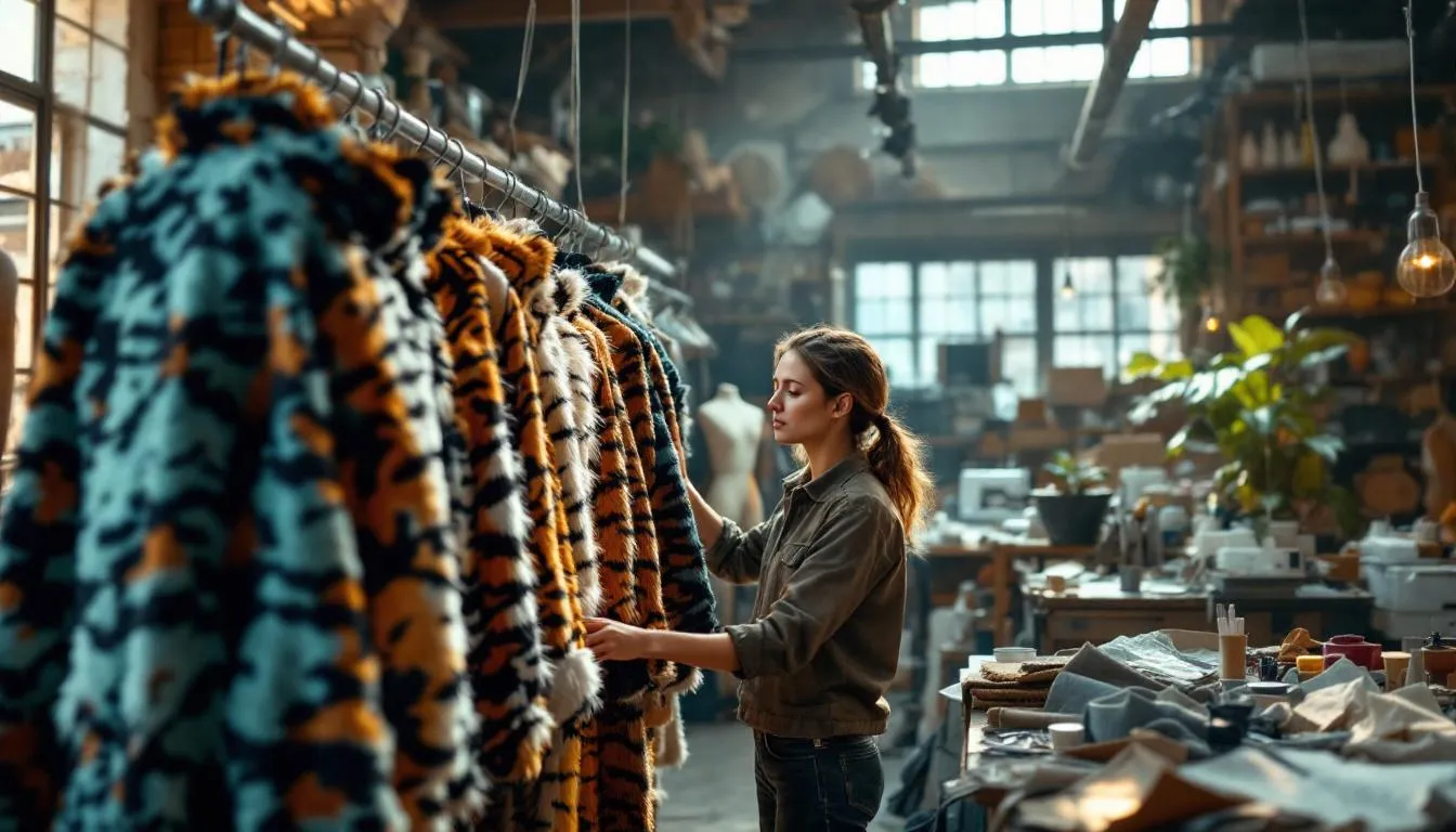 Taller vibrante con disfraces realistas de tigre