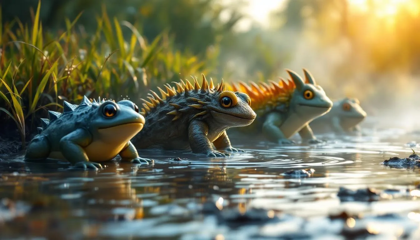 Evolución de Mudkip en entorno natural al