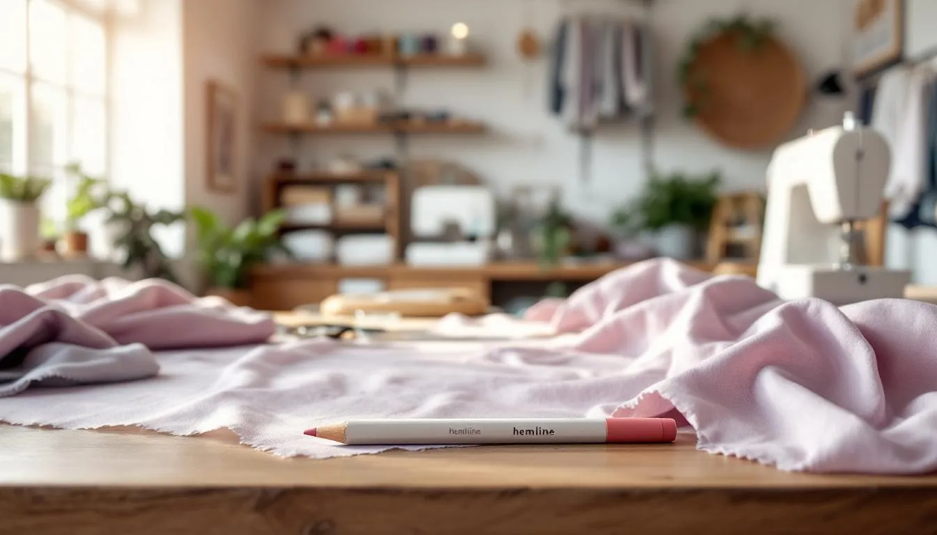 Espacio moderno de costura con luz natural