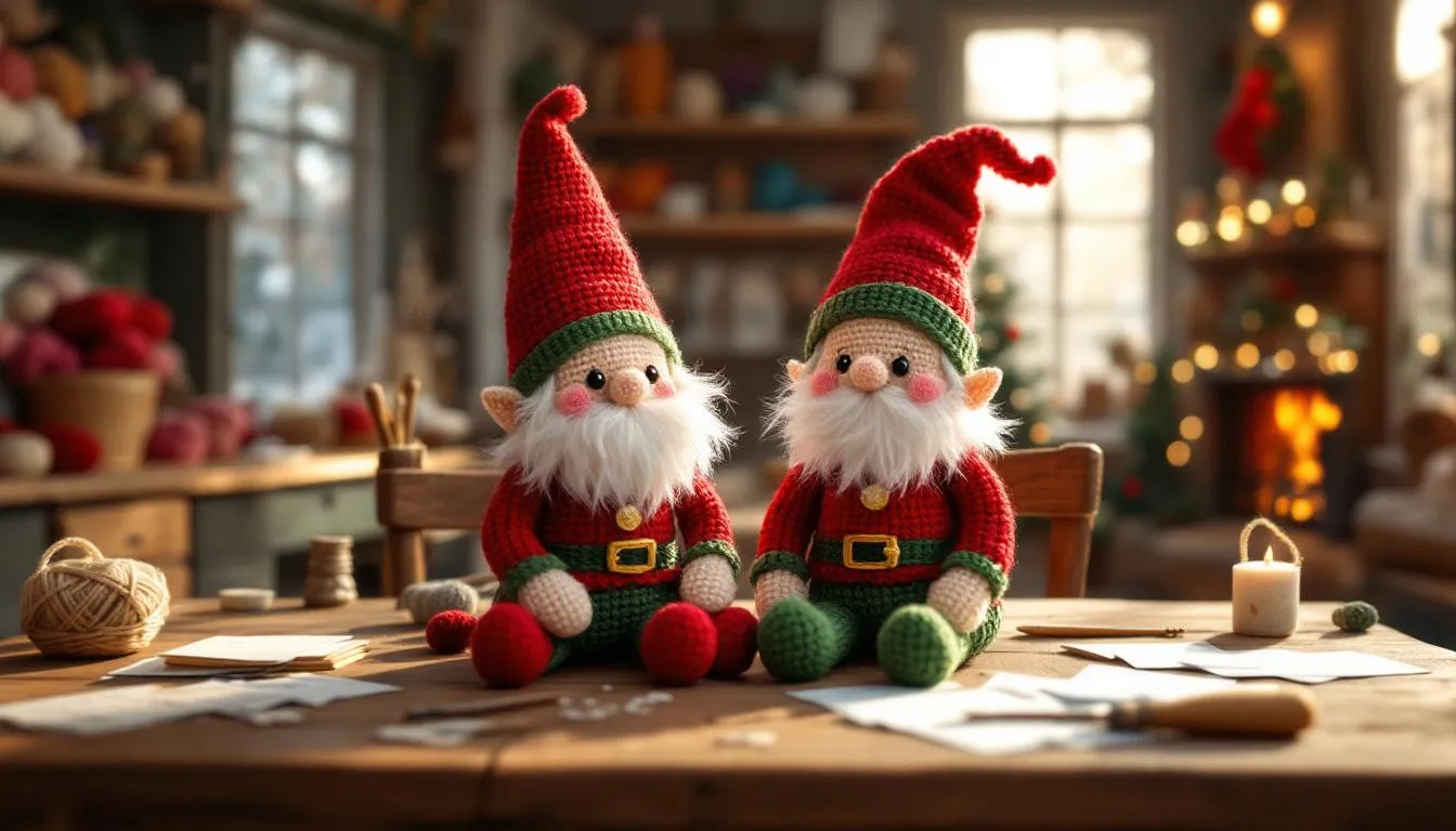 Taller acogedor con amigurumis navideños