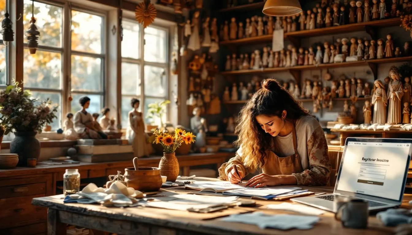 Taller artesanal con muñecas santos inocentes