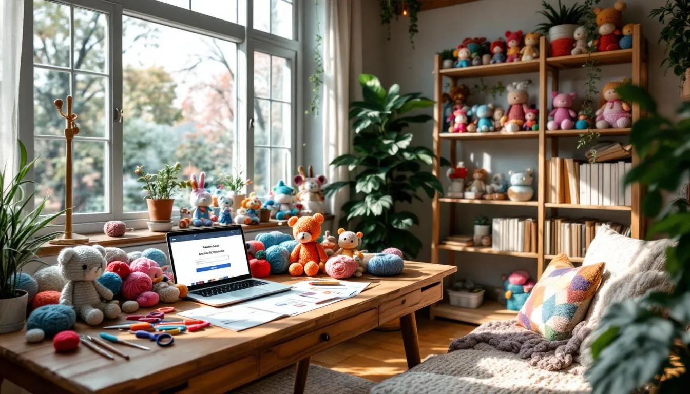 Sala de manualidades acogedora y luminosa