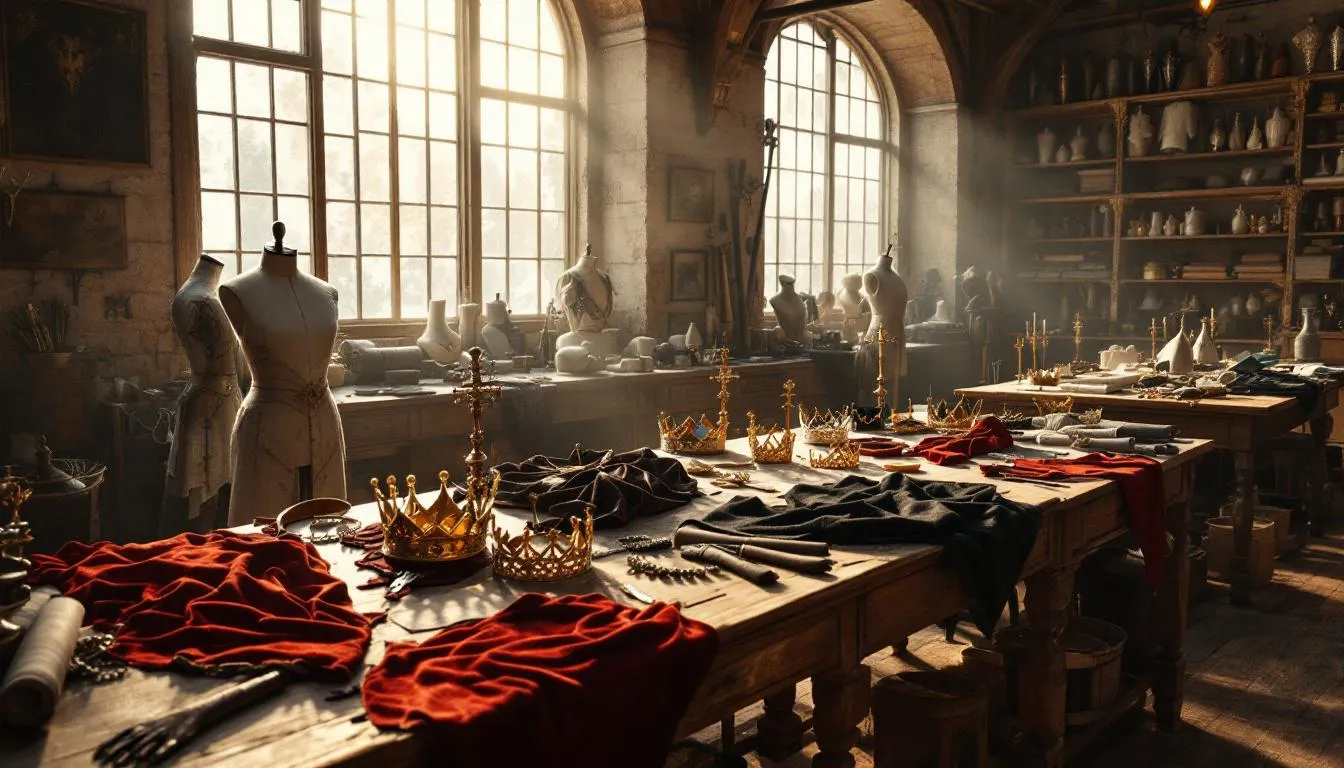 Taller artesanal de disfraces medievales detallados