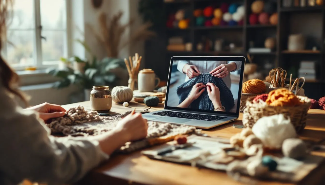 Estudio de tejido con luz natural y