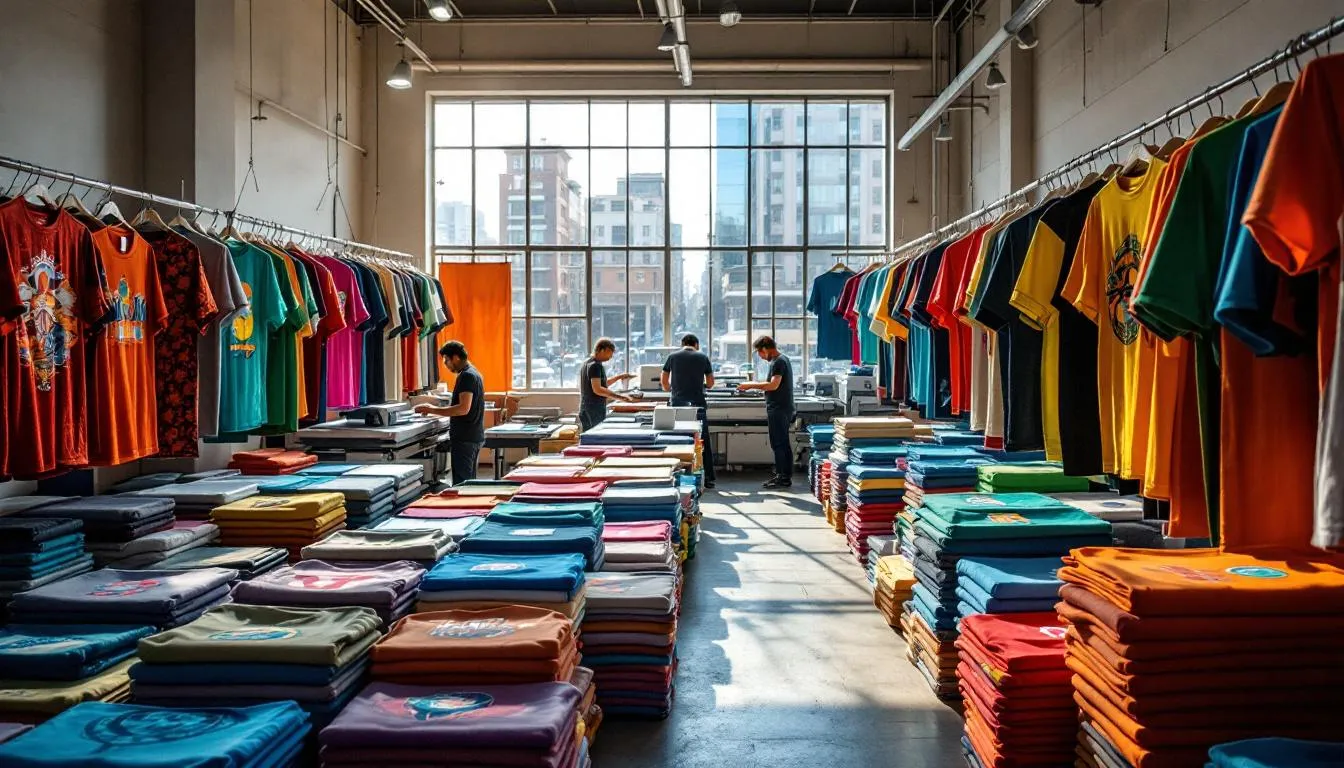 Taller de impresión textil colorido en Medellín