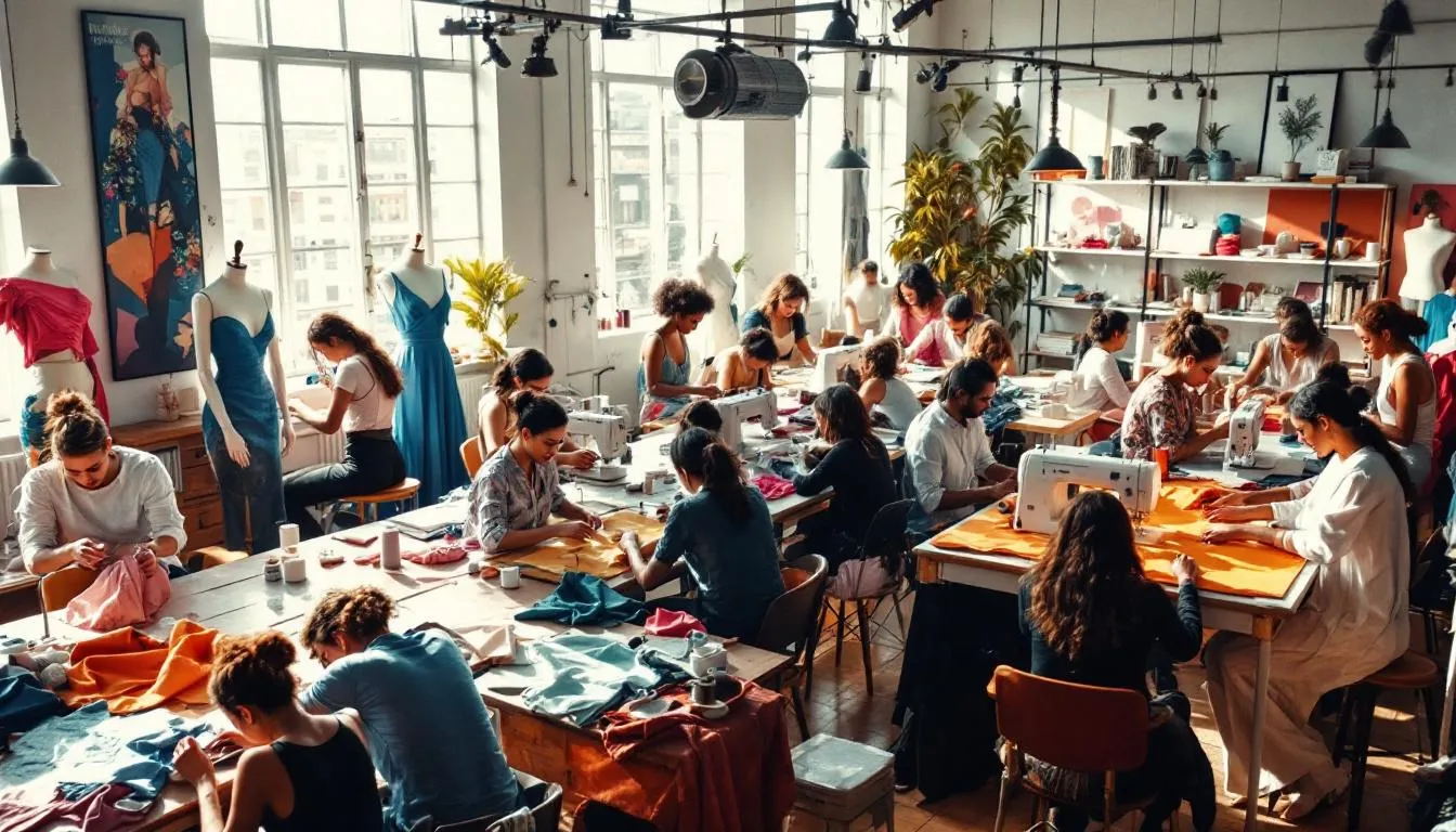 Taller de costura vibrante en Bogotá