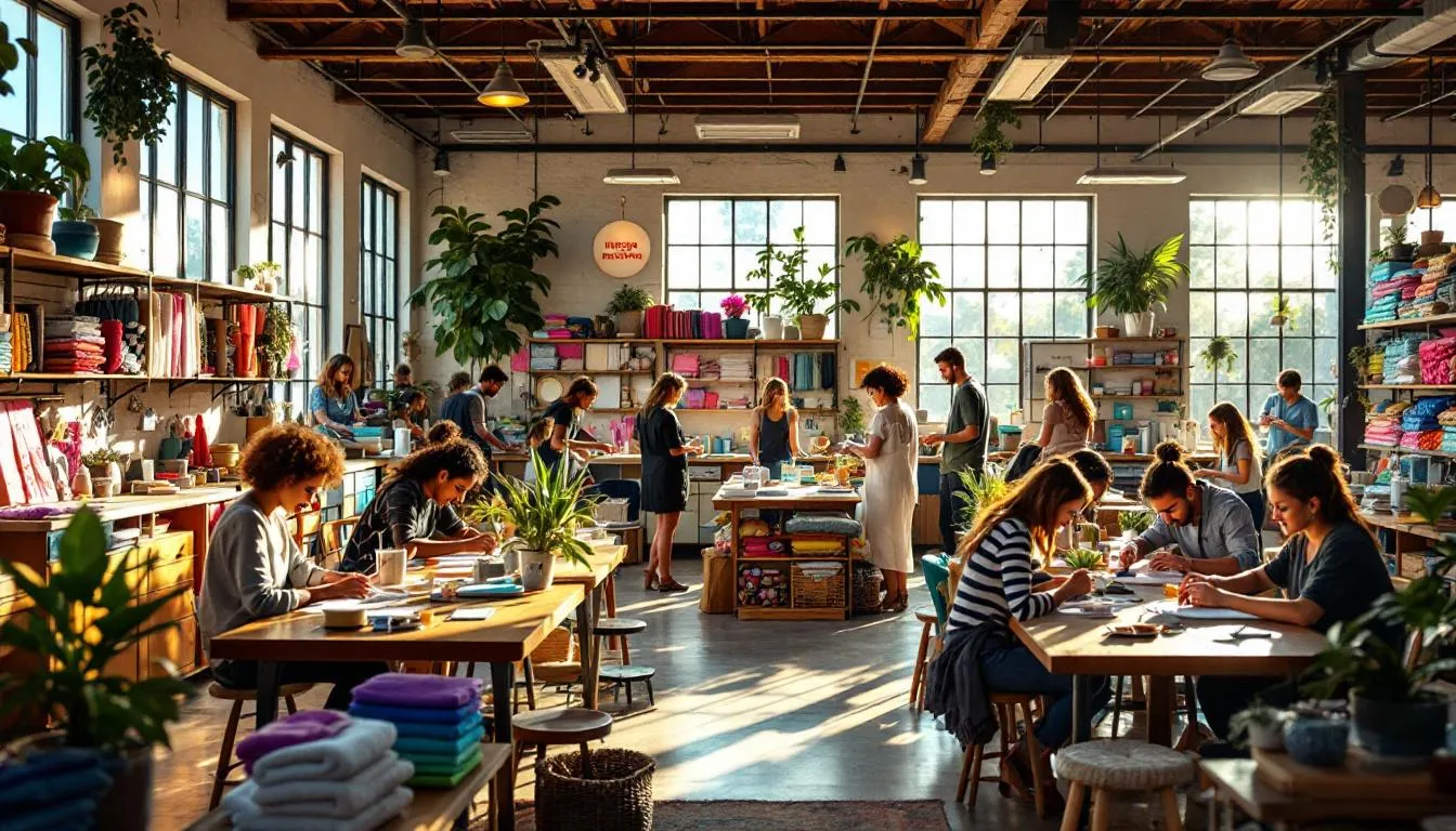 Taller creativo vibrante en La Florida