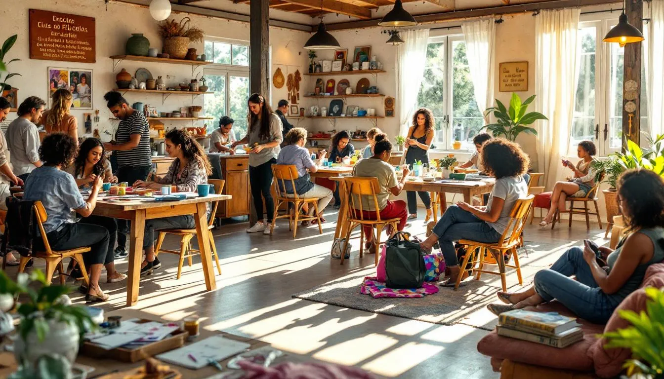 Taller comunitario creativo en La Florida