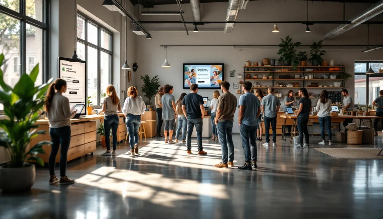 Área de registro moderna en taller Ñuñoa