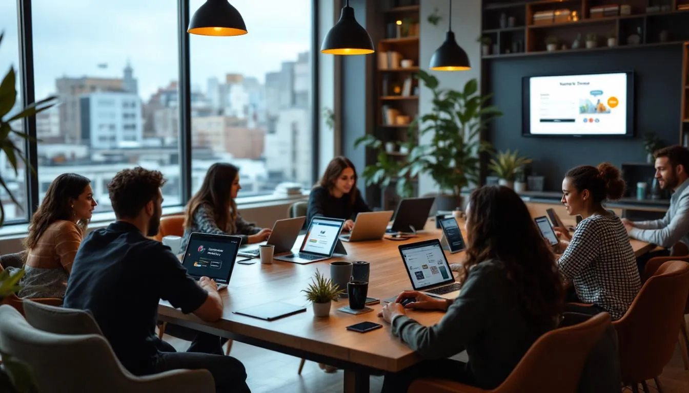 Espacio de trabajo digital moderno en Concepción