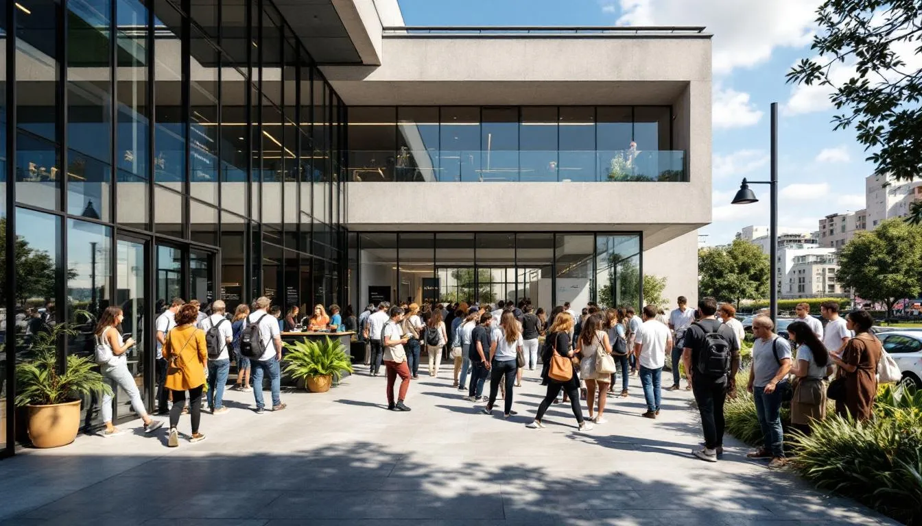 Taller moderno al aire libre en Concepción