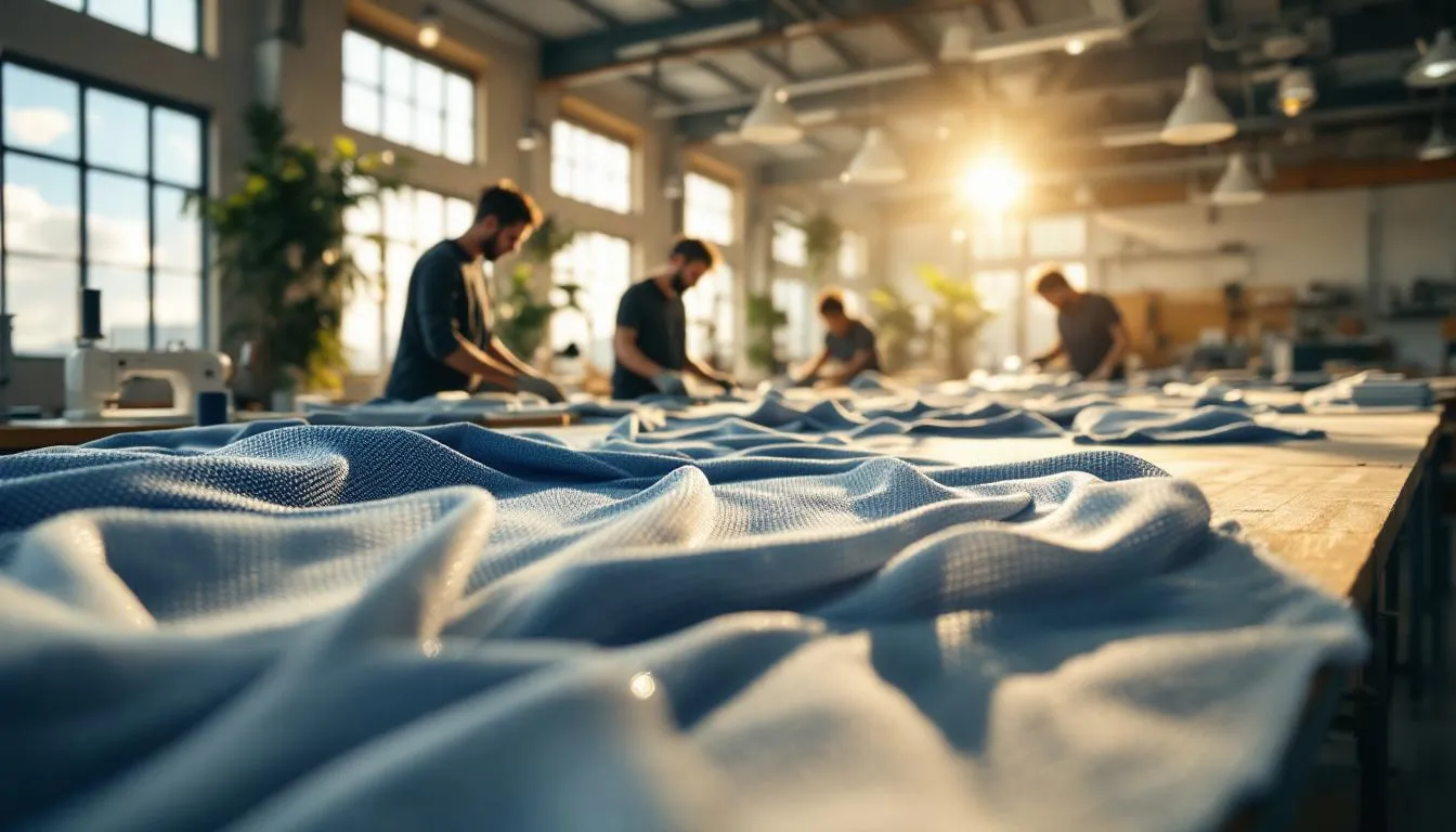 Fábrica de tejidos deportivos transpirables al aire