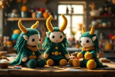 Taller artesanal con muñecos amigurumi de Loki